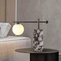 Lampe de table de style Bulgari de luxe italienne haut de gamme pour chambre à coucher, lumière d'ambiance décorative pour salon et bureau