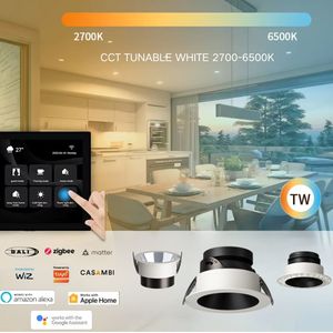 Ventes directes d'usine MR16 Dimmable <span class=keywords><strong>Led</strong></span> Spot Aluminium <span class=keywords><strong>GU10</strong></span> Tête mobile Angle de faisceau Spot Smart Tuya Zigbee Spotlight - Product Image 2