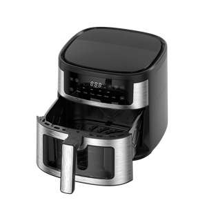 Friteuse multifonction 6L à écran tactile, sans huile, en acier inoxydable allemand, avec panier antiadhésif, thermostat réglable A - Product Image 2