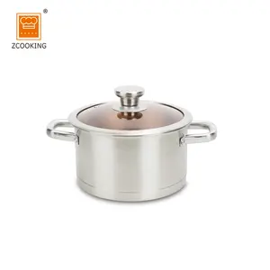 6 Pcs Stainless Steel Cookware Set SS304 Nonstick Frying Pan Saucepan High Quality Nonstick Pots And Pans Set