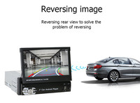 Navigation android 1 din 7 pouces écran tactile rétractable automatique voiture MP4 MP5 Radio lecteur vidéo avec BT gps support android