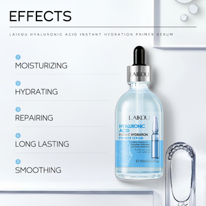 Sérum hydratant instantané à l'acide hyaluronique LAIKOU, sérum hydratant éclaircissant anti-âge, sérum hyaluronique liquide pour le soin du visage - Product Image 5