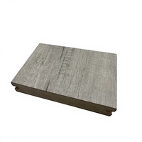 Revêtement de sol en PVC de luxe, lames de terrasse en PVC à double verrouillage par clic, lames de terrasse solides en PVC pour terrasse extérieure