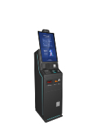 Borne de libre-service et kiosques de paiement avec recycleur de billets et de pièces, scanner de passeport, compatible SDK, sur pied, pour usage en salle de sport