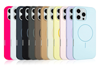 Coque de Téléphone de Luxe Magnétique en Silicone pour iPhone 16 Pro Max, Étui de Protection en Silicone pour iPhone 16 15 14 13 12