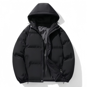 Giacca Invernale di Alta Qualità, Antivento, con Cappuccio Imbottito, Cappotto Elegante, Piumino Casual Caldo da Uomo - Product Image 1
