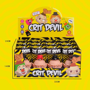 Jinying Nouveauté : Jouet Crâne Amusant 'Hit Me' avec Lumières, Sons et Musique, Cadeau Farfelu et Nouveauté pour Enfants, Fêtes et Divertissement - Product Image 4