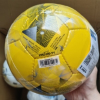 Ballon de football de futsal professionnel en cuir, taille 4, à faible rebond, pour matchs en salle