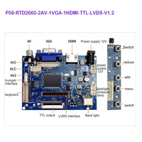 Maßgefertigte Original-Fabrik Neueste VGA AV Audio RGB LVDS 50p 40p Universal LCD-Monitor-Panel HD-MI Steuerplatine 1920x1200