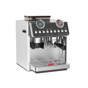 Machine à café expresso professionnelle 20 bars à double chaudière 2800W avec broyeur intégré, 58mm, contrôle de température PID, pour <span class=keywords><strong>barista</strong></span> - Product Image 3