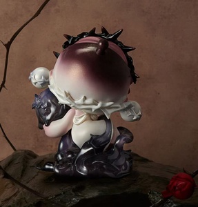 POP MART Skullpanda PVC Blind Box Saint-Valentin Édition Limitée Lover Elevator Figurine à collectionner portable Idée cadeau - Product Image 5