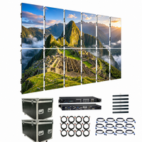 Écran LED de location P2.6 P2.9 intérieur 4m x 2m, système complet pour mariage, concert, exposition, événement
