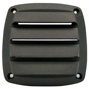 Grille de ventilation en plastique noir 127x127mm pour bateaux et camping-cars - Product Image 3