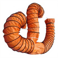 Tuyau de ventilation flexible en PVC personnalisable MUTRI, flexible et rétractable, avec cordon de serrage réglable (pour souffleurs), longueur 10 m