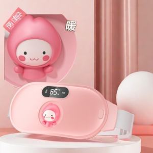 Warm Palace Belt Artefacto menstrual Compresa caliente Masaje Vibración Protección de la cintura Aliviar el dolor de frío uterino Masajeador abdominal - Product Image 4