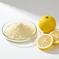 Poudre de citron lyophilisée de marque privée, poudre de fruit de citron riche en vitamine C, poudre de jus de citron pour aliments, boissons et gâteaux