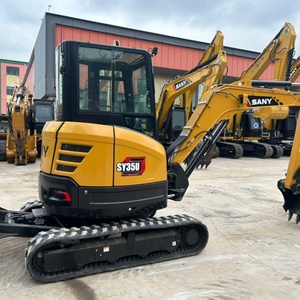 PROMOTION EXCEPTIONNELLE : Mini-excavatrice Sany SY35U d'occasion de 3,5 tonnes, moteur d'origine, état quasi neuf (90%), 40% moins chère que neuve, idéale pour l'agriculture et la maison. - Product Image 2