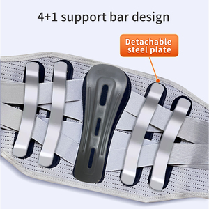 Luxury Comfortable High-<b>Elastic</b> Waist Support <b>Belt</b> with Lumbar Pad for Back Stability and Daily Wear Protection - Product Image 3