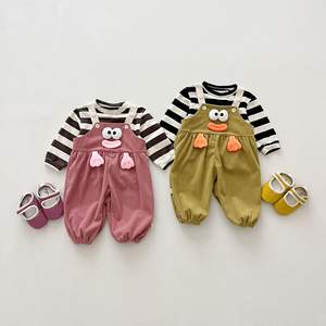 Ropa <span class=keywords><strong>de</strong></span> Bebé Angou, Conjunto <span class=keywords><strong>de</strong></span> Otoño Unisex, Mono con Tirantes <span class=keywords><strong>de</strong></span> Muñeca 3D, Traje para Gatear, Overol para Exteriores - Product Image 2