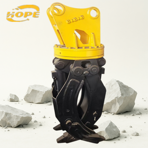 HOPE Hydraulische Graafmachine Houtgreep Aanbouw Motor 360° Draaibaar voor Efficiënt Grepen, Stapelen en Transporteren van Houtblokken - Product Image 3