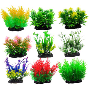 Kunstmatige Aquariumplanten Voor Aquariumplanten Decoraties Ornament Grote Aquariumplanten <span class=keywords><strong>Plastic</strong></span> De Plantas Acuario - Product Image 1
