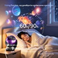 Nouvelle lampe de nuit LED 24-en-1 avec projecteur d'aurores, de galaxies et de ciel étoilé, design moderne, à brancher, pour chambre à coucher