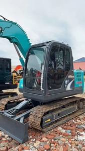 Excavatrice sur chenilles Kobelco SK75 d'occasion à haute efficacité, modèle 2025, moteur Yanmar, en bon état et à prix avantageux, en stock - Product Image 5