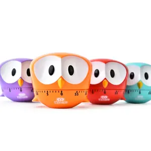 New Arrival Owl Shape 60 Minute Countdown Mechanical Timer Kitchen Accessory Alarm Clock