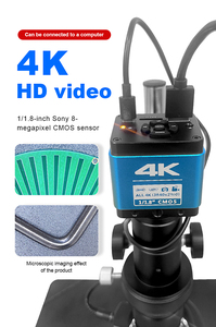 Microscope électronique numérique haute définition 1080p à très grande profondeur de champ avec grossissement 23X-193X, affichage LED classé IP54 - Product Image 5
