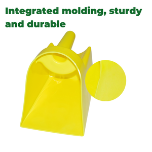 Pala de Plástico Amarillo Naranja de Gran Capacidad de 4.4L con Mango para Alimentador de Animales, Equipo Agrícola - Product Image 4