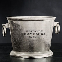 Seau à glace et bac à boissons en aluminium écologique de qualité supérieure Vinita Impex, grand seau à vin isotherme