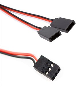 JR 플러그 Y형 연장 케이블 1개(수) - 2개(암) 고품질 PVC 구리 소재 RC 차량 전자 장비용 - Product Image 5