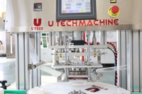 Machine de scellage rotative entièrement automatique pour films en aluminium et plastique, pour gobelets, bouteilles et bocaux en PET, équipement de scellage pour films PE