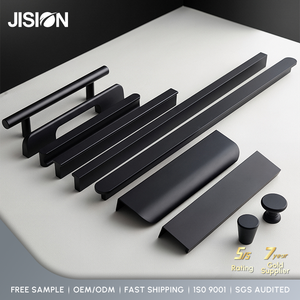 Tiradores de Lujo para Muebles de Aluminio, Doble Color, Barra en T, Dorado, Negro, <span class=keywords><strong>Blanco</strong></span>, Fabricantes de Tiradores Modernos para Gabinetes de Cocina - Product Image 3
