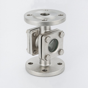 Mirilla tubular de alta temperatura con ventana simple o doble y brida, OEM, para indicador de flujo de gas, aire, agua y aceite, personalizada - Product Image 5