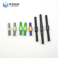Stud Bolt, Embedded Double-End Thread-Bar Non-Magnetic Screw-Rod GR5 Titanium Alloy for Semiconductor Jig
