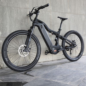 Vélo Électrique de Montagne Kirin Léger Tout Suspendu en Carbone T700, <span class=keywords><strong>Cadre</strong></span> 29 et 27.5 Pouces pour Descente avec Fourche E-MTB - Product Image 5