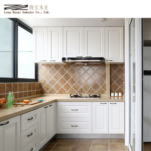 Tủ Bếp Màu Trắng Với Đảo Tùy Chỉnh Chưa Hoàn Thành Tủ Bếp Bán Buôn - Product Image 6