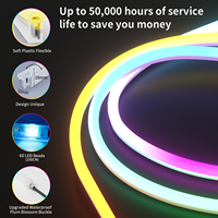 Светодиодная неоновая лента Gouly Colorful Light Strip Address LED Domed Neon Flex SMD 5050, 12В