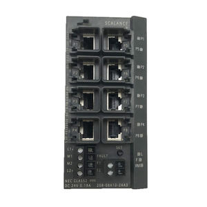 Commutateur IE géré SCALANCE X208 Mt-SieMens 6GK5208-0BA00-2AC2, 8x10/100 RJ45, PROFINET IO, Redondant 24V DC, IP30, -40~60°C - Product Image 1