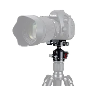 Professional Universal Camera Low Profile Aluminum Cold Shoe Base Heavy Duty Ball Head Mount