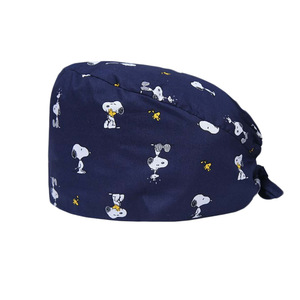 Ajustable a granel Fuerza Aérea Océano Blanco lindo elegante quirófano cubiertas para el cabello gorra quirúrgica forrada de seda - Product Image 2