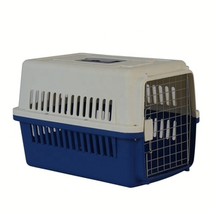 Düşük adedi plastik Pet House kedi köpek seyahat açık taşınabilir kafes plastik köpek kafesleri - Product Image 1