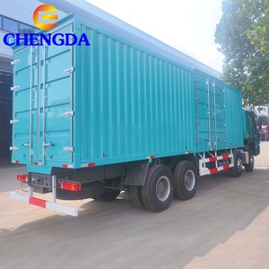 Новый грузовик Sinotruk Howo 8x4, 12 колес, для логистических перевозок, 371 л.с., 400 л.с., 430 л.с., тяжелый, 40, 60, 80 тонн, фургон-бокс, грузовой автомобиль, лорри - Product Image 5