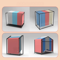 Support de rangement pour tapis de yoga, organiseur multifonctionnel pour salle de sport et maison, studio de yoga et de danse, étagère de tri et de rangement multi-niveaux, du sol au plafond