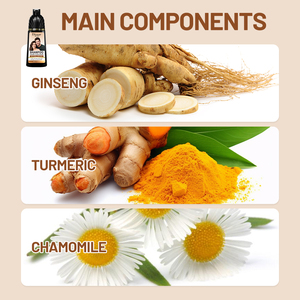 Shampoo Colorante al Ginseng Disaar con Olio di Argan e Cheratina, <span class=keywords><strong>Senza</strong></span> <span class=keywords><strong>Ammoniaca</strong></span>, Non Macchia, Condizionamento Profondo, Crema Colorante Rapida per Capelli Castani - Product Image 4