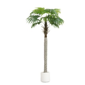 ต้นมะพร้าวเทียมคุณภาพสูงในกระถาง ใบไม้ปลอม ต้นไม้ขนาดใหญ่สำหรับตกแต่งภายในบ้าน สำหรับคริสต์มาสและฮาโลวีน - Product Image 3
