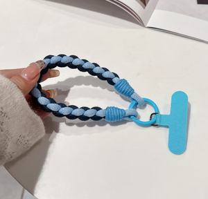 Trendy INS Style Braided Design <b>Phone</b> <b>Lanyard</b> Short Vibrant Color Wrist Strap Hand Strap Anti-Loss <b>Phone</b> Cord Wholesale - Product Image 6