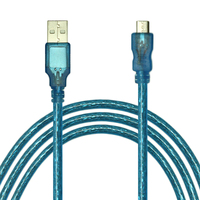 Cable USB 2.0 Macho Micro B 5P de 1.5m, Sincronización de Datos de Alta Velocidad, Carga Rápida de 3A, Cobre Puro, Núcleo de Ferrita Opcional para Teléfono Móvil