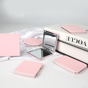 Biểu Tượng Tùy Chỉnh PU Trang Điểm Gương Mini Nhỏ Gọn Túi Du Lịch Món Quà Hình Dạng Khác Nhau Kích Thước Cá Nhân Tim Mini Nhỏ Gọn Gương Tư Nhân - Product Image 4